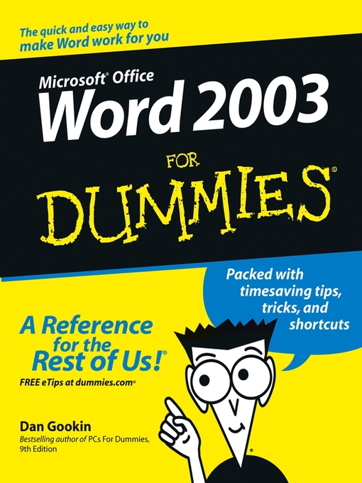 Title details for Word 2003 For Dummies by Dan Gookin - Available